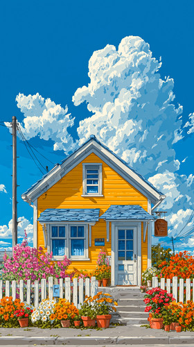 dovakin 2024 Direct front on view of a cheerful butter yellow c caade91d c07d 44ff 90f4 5fe54796000e.jpg