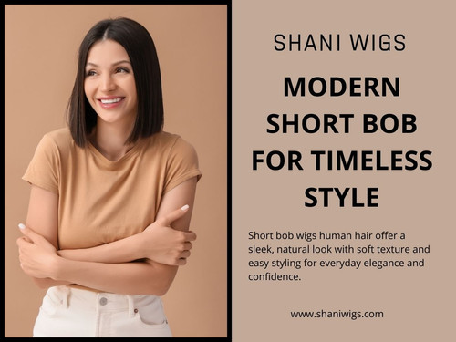 Elegant Look with Short Bob Human Hair.jpg