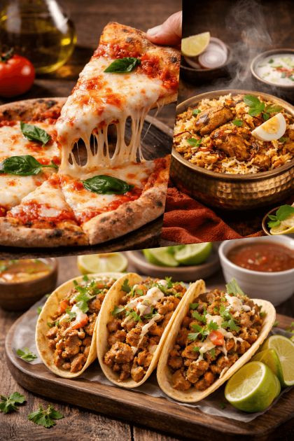 A Taste of the World’s Best Foods – From Pizza to Biryani