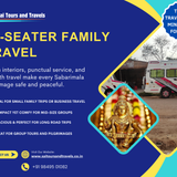 A family group recently travelled to Sabarimala and back in our 17-seater tempo traveller.