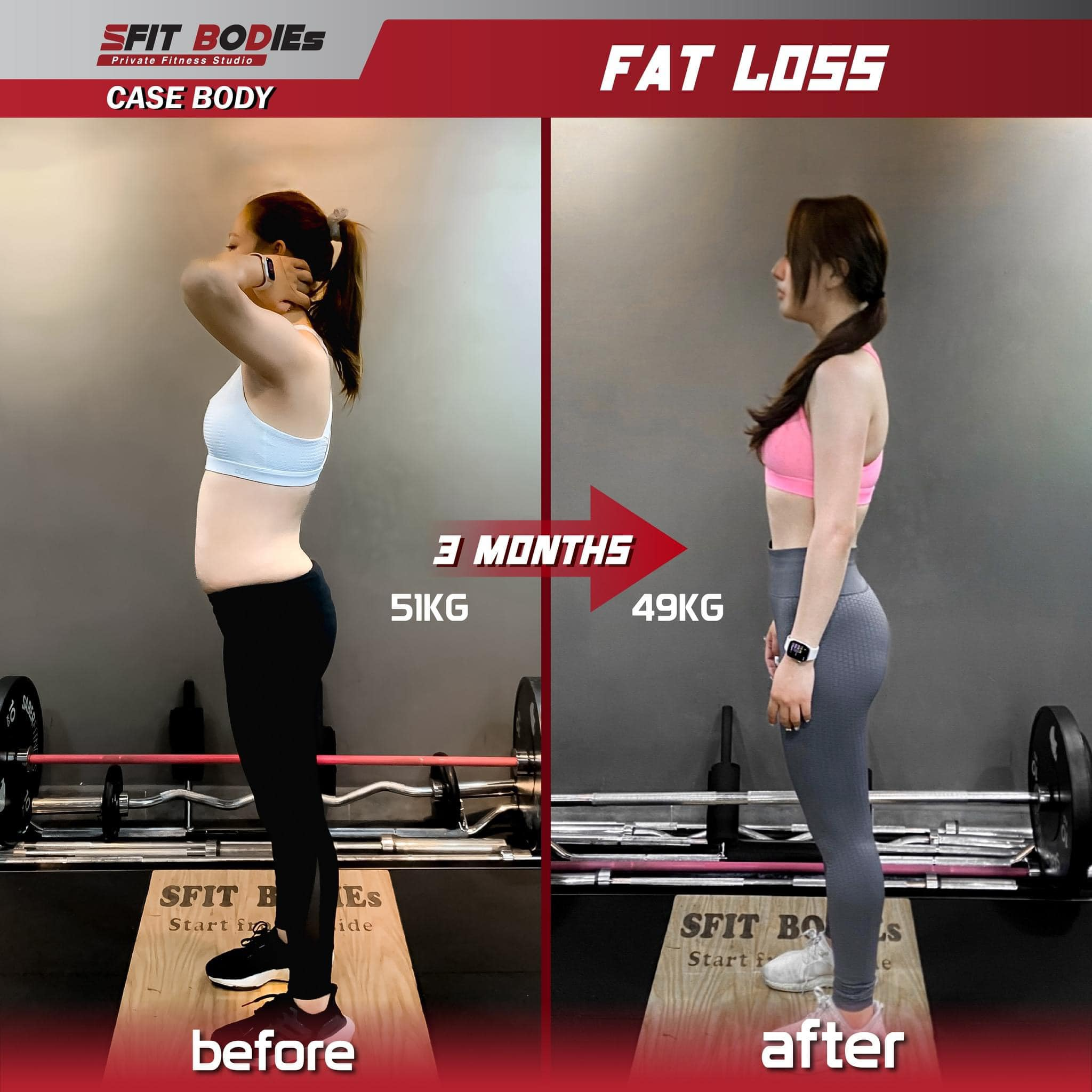Dáng Skinnyfat – 51kg → 49kg