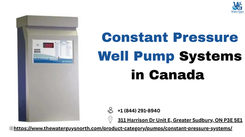 Constant Pressure Well Pump Systems in Canada | Reliable Water Pressure Solutions.png