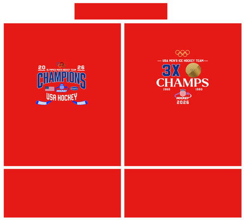 Team USA 2026 Olympic Ice Hockey Champions Celebrate Shirt.jpg