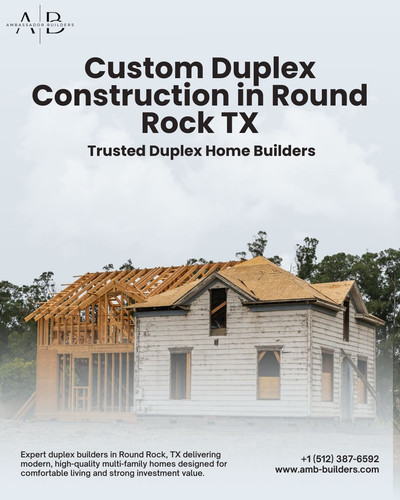 Custom Duplex Construction in Round Rock TX | Trusted Duplex Home Builders.jpg