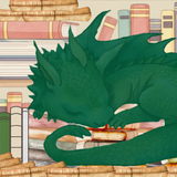 henry lil dragon with hoard of books