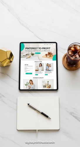 41 Flat lay of a marble desk with an iPad showing a bridge page design a gold paperweight a small wh.jpg