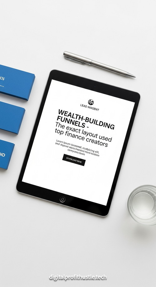 51 Overhead shot of a tablet showing a lead magnet page for a finance blog a silver pen a stack of b.jpg