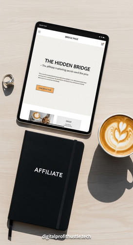 79 Flat lay of an iPad showing a bridge page design a silver signet ring a dark notebook with AFFILI.jpg