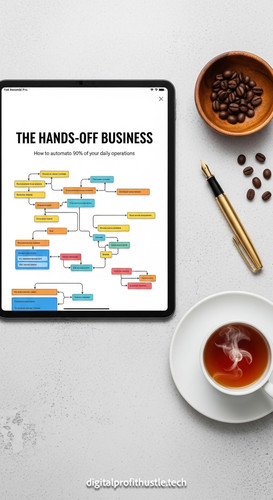 139 Flat lay of an iPad displaying an automated email sequence map a gold fountain pen a small woode.jpg