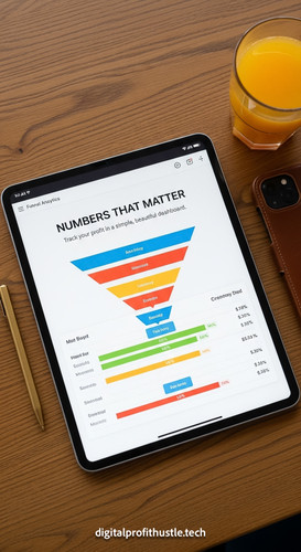 192 Topdown shot of an iPad showing a funnel analytics dashboard a brass stylus a brown leather phon.jpg