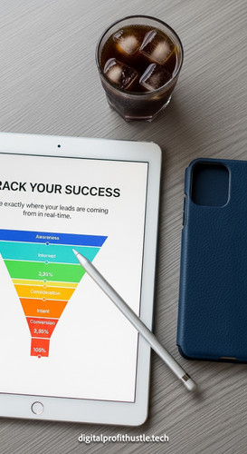 28 Topdown shot of an iPad showing a funnel analytics dashboard a silver stylus a blue leather phone.jpg