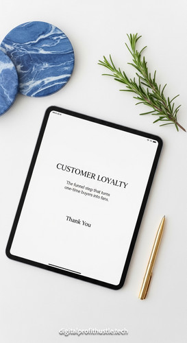 78 Flat lay of an iPad displaying a Thank You page a gold pen a blue marble coaster and a sprig of r.jpg