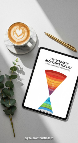 2 A topdown flat lay of an iPad showing a colorful sales funnel graph a gold pen a marble coaster wi.jpg