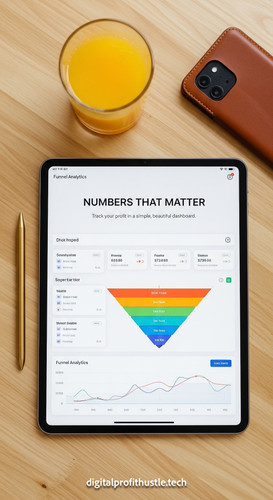 86 Topdown shot of an iPad showing a funnel analytics dashboard a brass stylus a brown leather phone.jpg