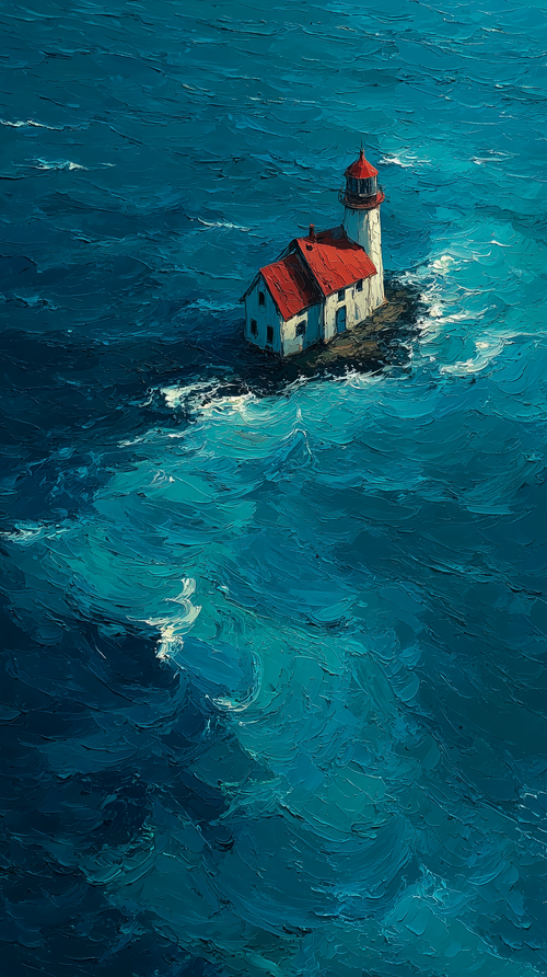 dovakin 2024 A distant lighthouse reduced to a tiny silhouette 0450a29f 786f 45de a5b4 7db129ddd438.png