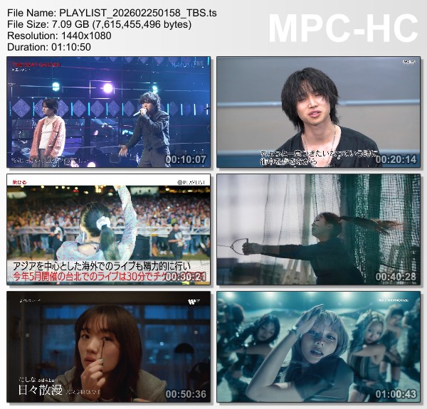 [TV-Variety] PLAYLIST – 2026.02.24