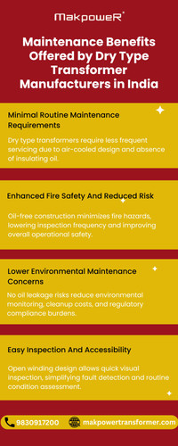 Maintenance Benefits Offered by Dry Type Transformer Manufacturers in India.jpg