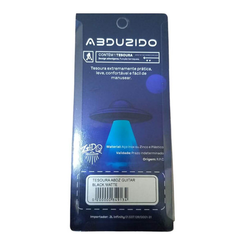 Tesoura Abduzido Guitar Black Matt Unidade (7) (1)