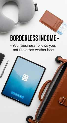 120 Topdown shot of an iPad showing a Purchase Confirmed button a leather suitcase a boarding pass h.jpg