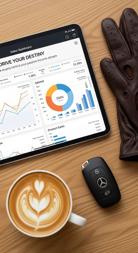 124 Topdown view of an iPad showing a sales dashboard a pair of leather driving gloves a luxury car .jpg