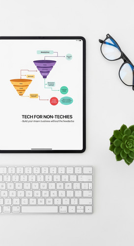 146 Overhead shot of an iPad showing a funnel flowchart a pair of bluelight glasses a sleek white ke.jpg