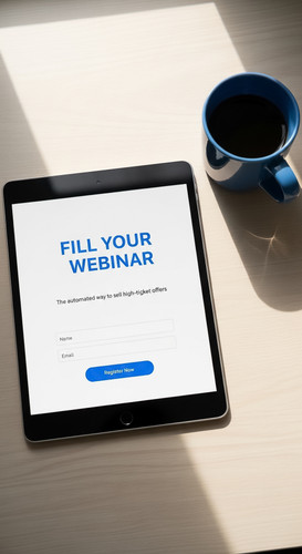 175 Overhead view of an iPad showing a webinar registration page and a blue ceramic mug Text FILL YO.jpg