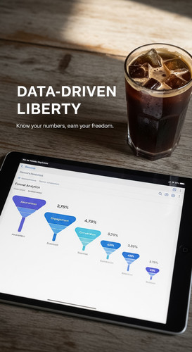 197 Topdown shot of an iPad showing a funnel analytics dashboard and a glass of cold brew Text DATAD.jpg