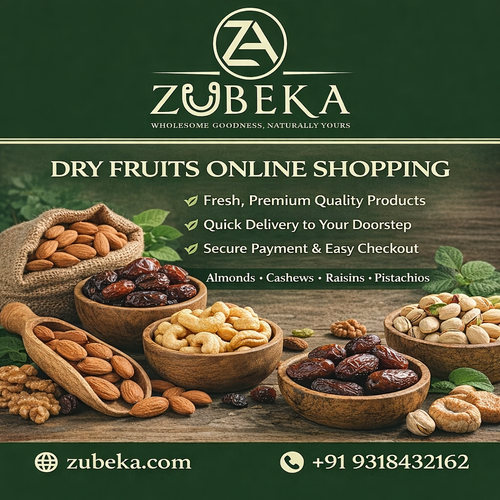 Upgrade your pantry with dry fruits online shopping that focuses on quality and flavor. Select from carefully sourced nuts and dried fruits packed hygienically to preserve freshness. Experience fast delivery and dependable service with every order you place.

Visit here - https://zubeka.com/