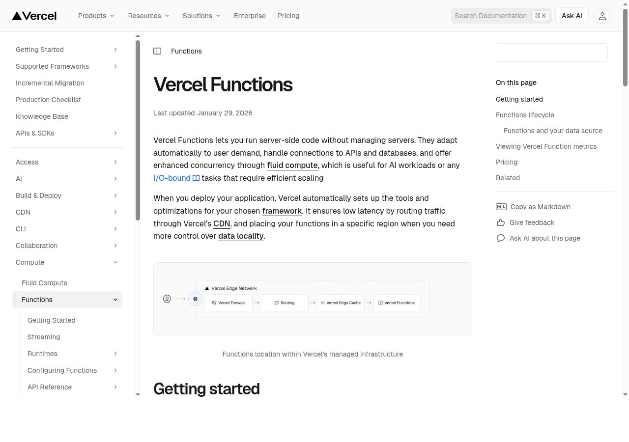 Vercel Serverless Functions