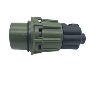 Robuster Fahrzeugstecker, Wetterfester NATO Anschluss, Militärfahrzeug Stecker, Olivgrün Stromstecke.png