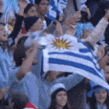 bandera de uruguay aficionados.gif