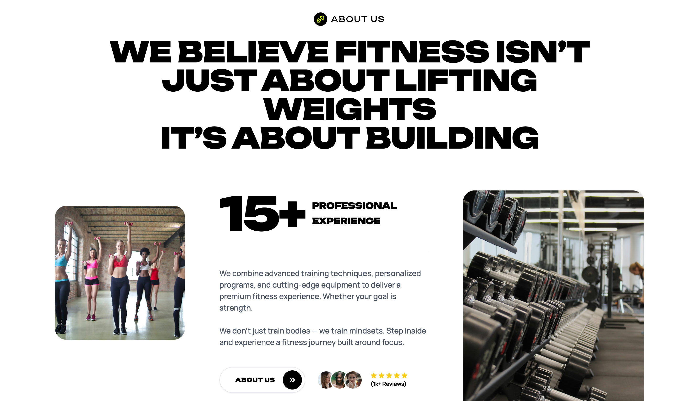 HD Fitness – Gym Website — detail 2