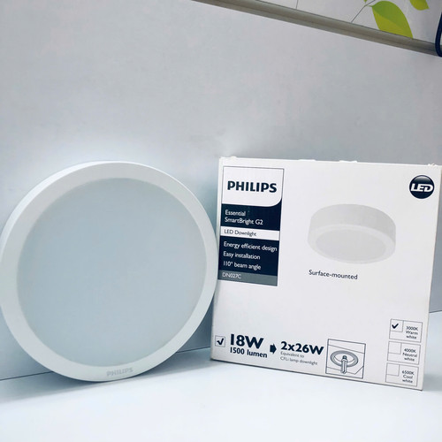 Den Led Downlight Am Tran LED Philips DN027C G2 LED15 18W 220V D200 1500lm 3000k (1)