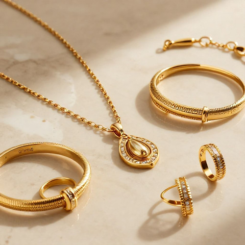 a luxurious gold accessory category banner image featuring elegant gold jewelry pieces including ne.jpg