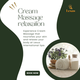Cream Massage for Skin Comfort