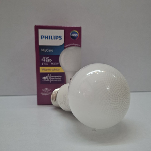 bong den led bulb philips mycare 4w e27 1ct 12 9 apr 3000k 460lm (1)