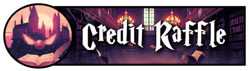 Wizarding Aparecium credit raffle