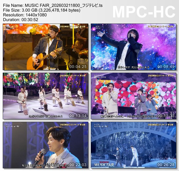 [TV-Variety] MUSIC FAIR – 2026.03.21