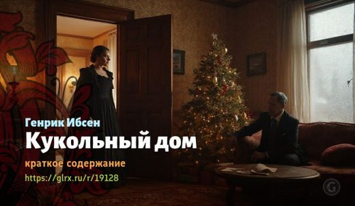 Читать краткий пересказ книги Генрика Ибсена «Кукольный дом». Кукольный дом, Ибсен, краткое содержан.jpg