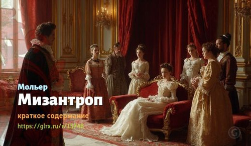 Читать краткий пересказ романа Мольера «Мизантроп». Мизантроп, Мольер, краткое содержание Мольер.jpg