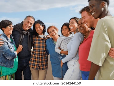 group multi generational people hugging 260nw 2614244159.webp