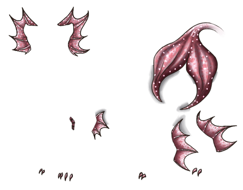 mermaid tail and fins [ubaste].png