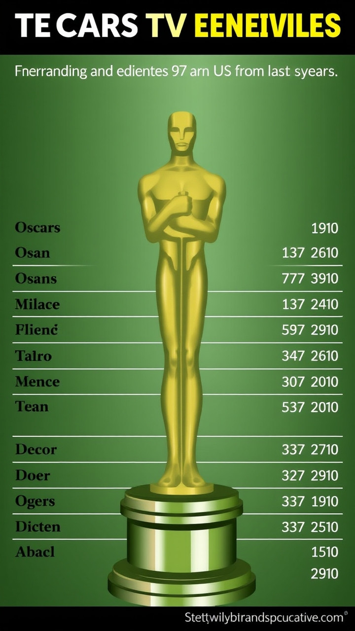 Oscars TV audience shrinks 9% in US from last year