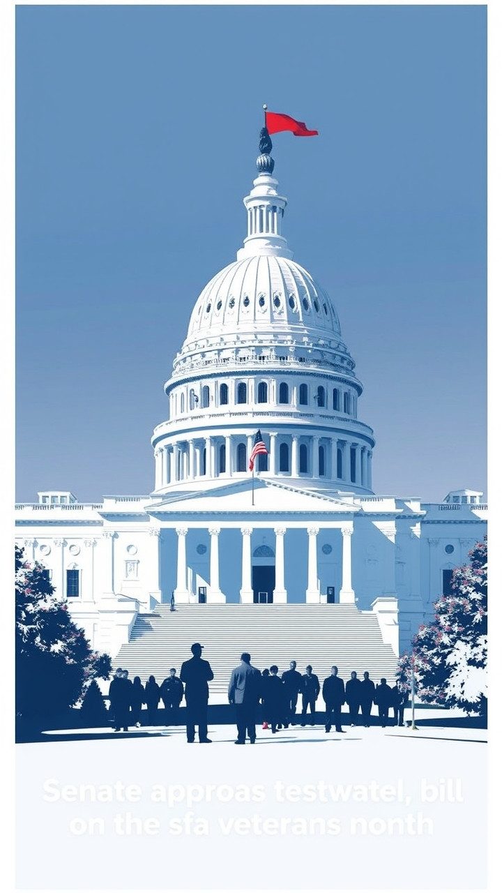 Senate approves bill on veterans month