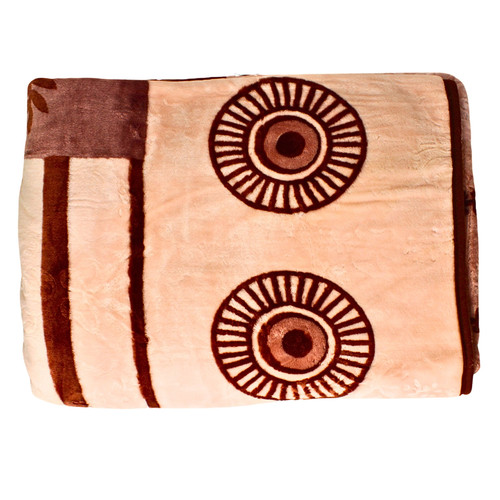 blanket camel print brown quen each A133199101004 1.jpg
