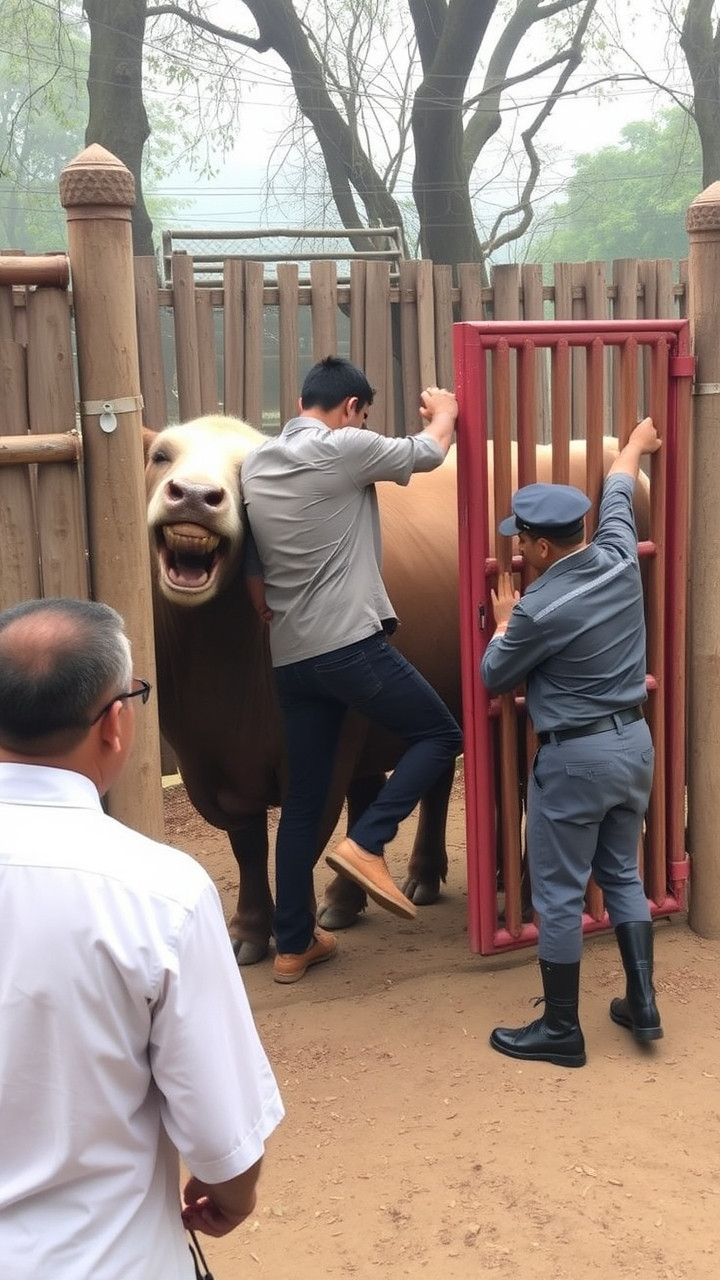 Man climbs into Moo Deng's enclosure, gets arrested