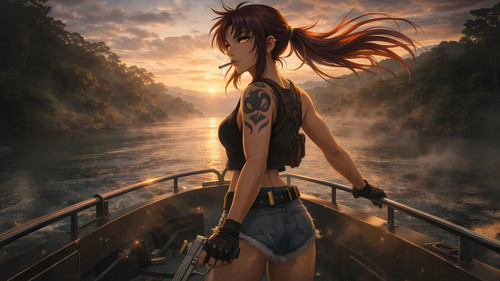 anime adventurer girl on boat sunset 93 1920x1080.jpg
