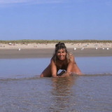 Lisa nue sur la plage de Quiberon 18