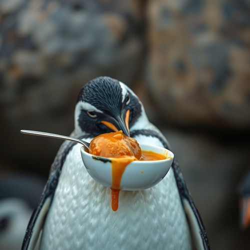 img?prompt=A+penguin+eating+delicious+curry&model=flux schnell&guidance=7.jpg
