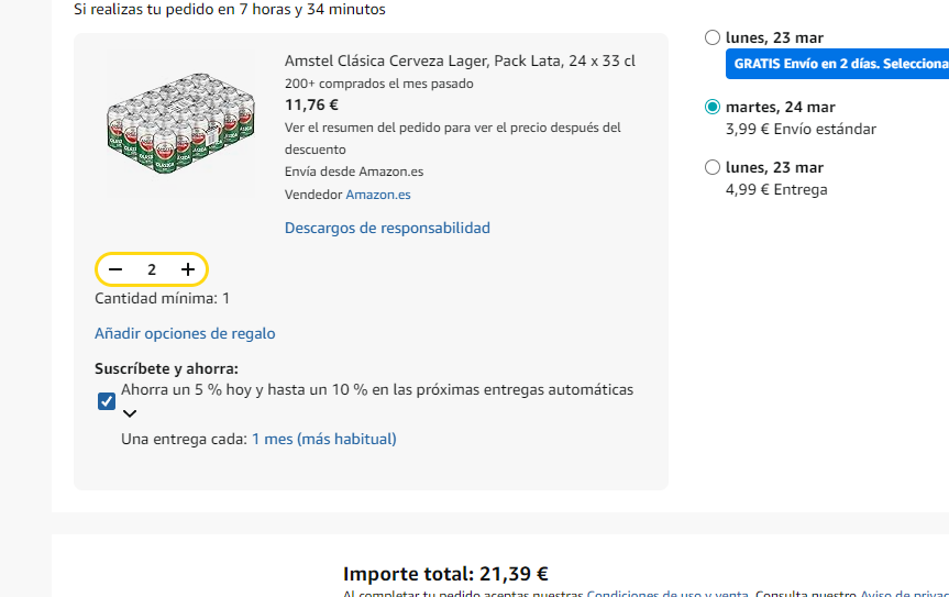 cupón amazon